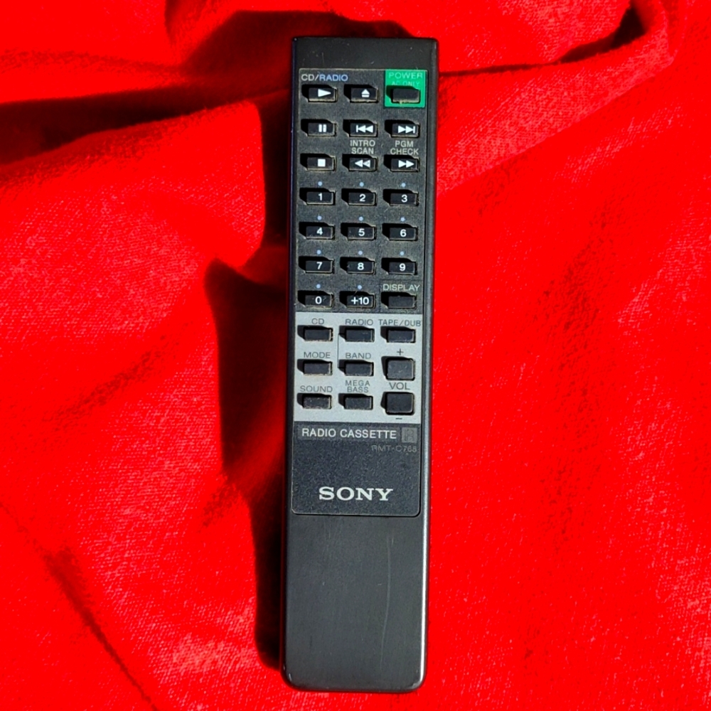 Sony RMT-C768 Radio Cassette Remote.